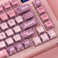 Angel Devil Sheep 104+12 Clear PC+PBT Dye-subbed Pudding Jelly Keycaps Set ASA Profile Mechanical Keyboard